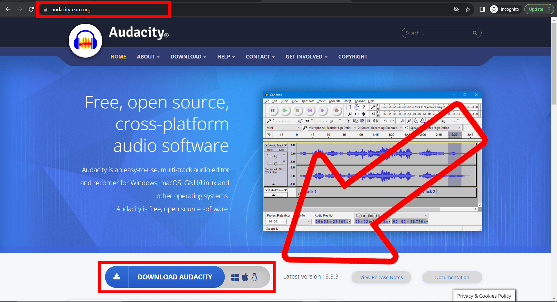 How To Reduce WAV File Size Using Audacity: Step 1