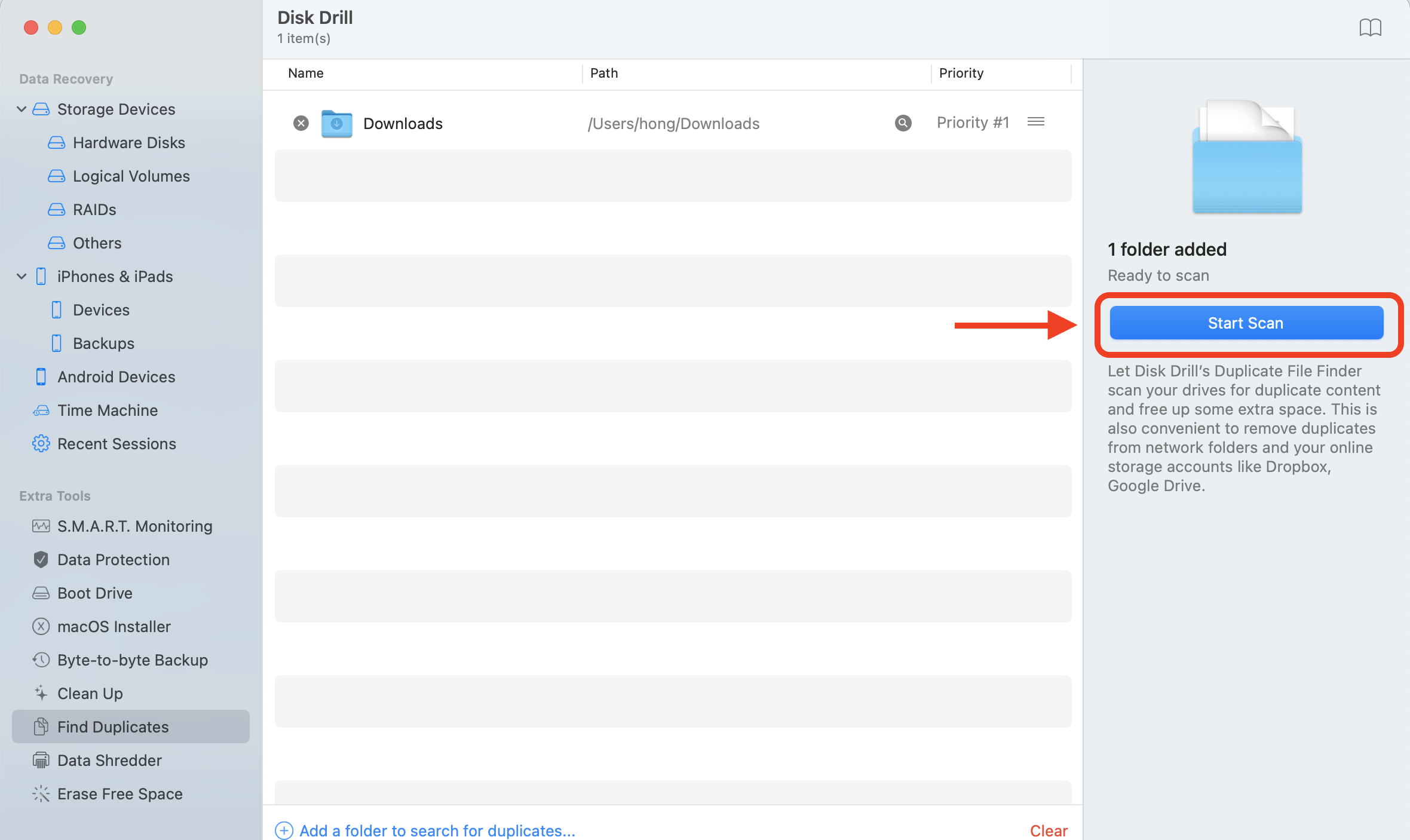 How To Use Disk Drill to Eliminate Duplicate Files: Step 4