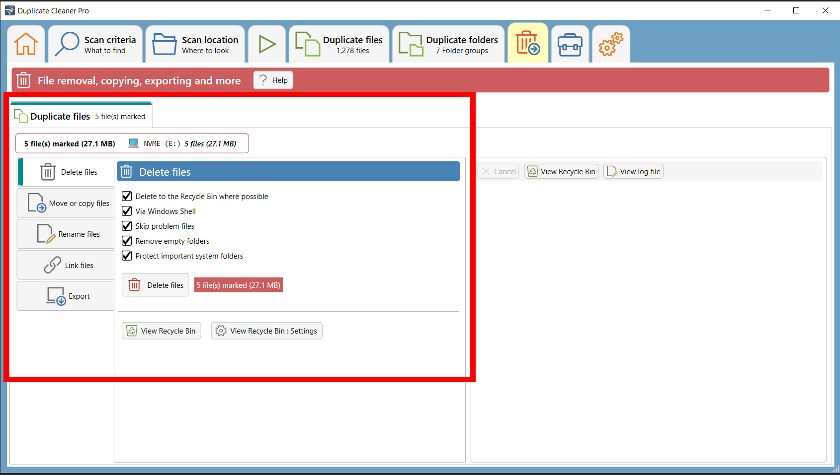 How To Use Duplicate Cleaner to Remove Duplicate Files: Step 7