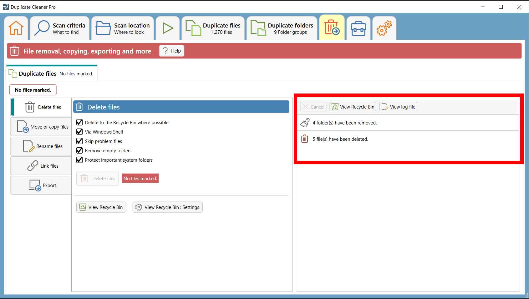 How To Use Duplicate Cleaner to Remove Duplicate Files: Step 7