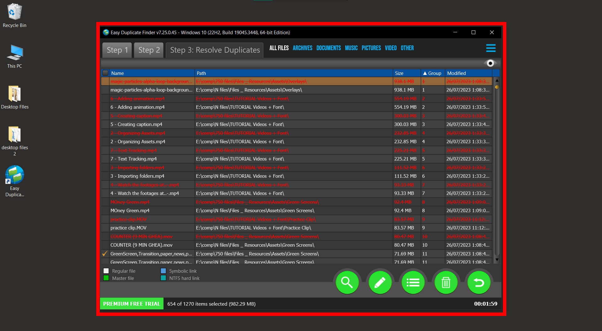 How To Use Easy Duplicate Finder to Remove Duplicate Files: Step 8