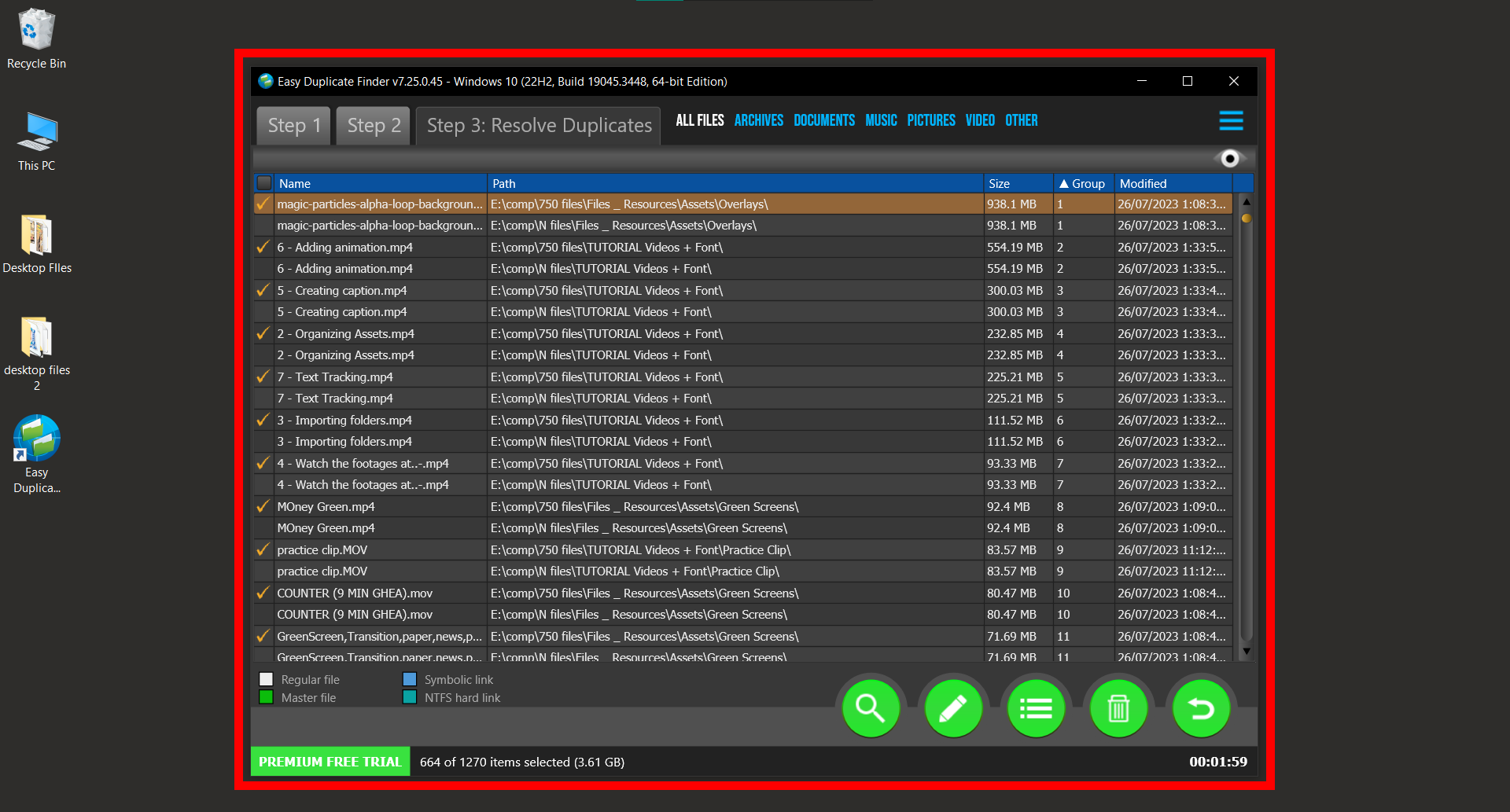 How To Use Easy Duplicate Finder to Remove Duplicate Files: Step 7