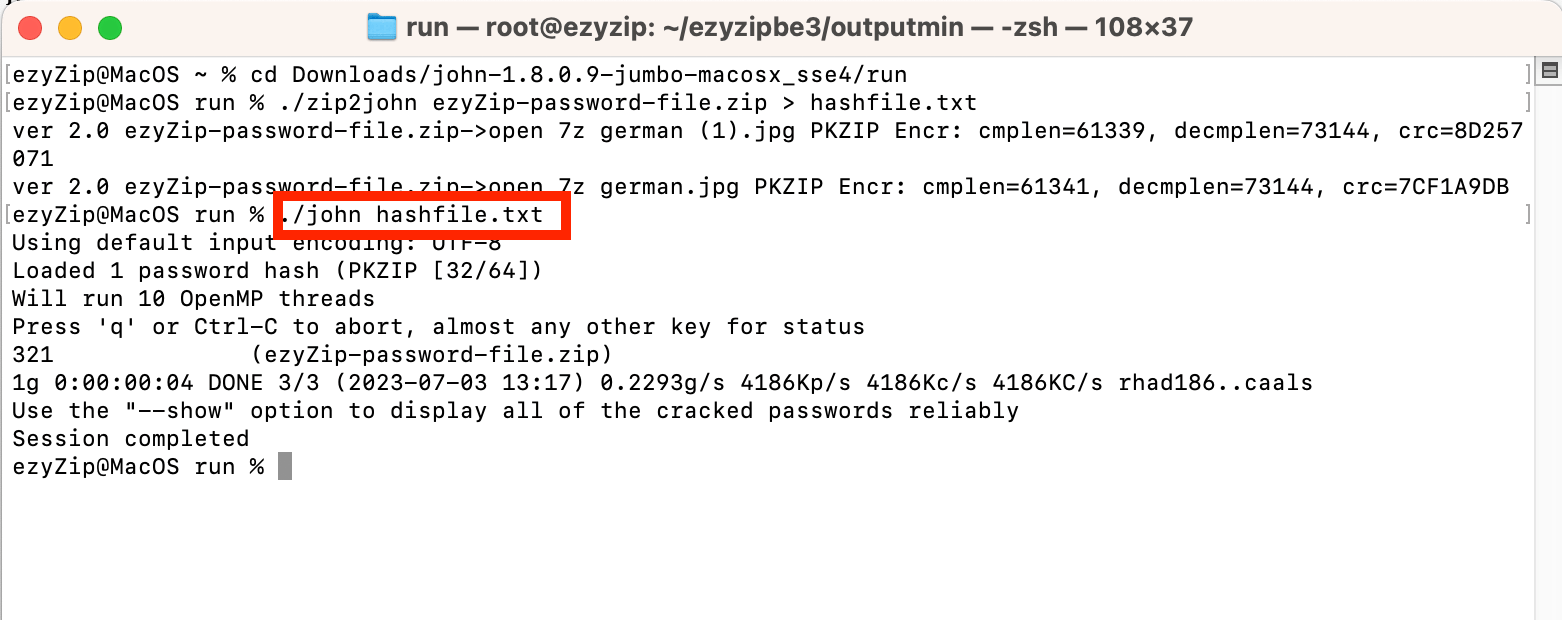 How To Use John the Ripper: Step 7