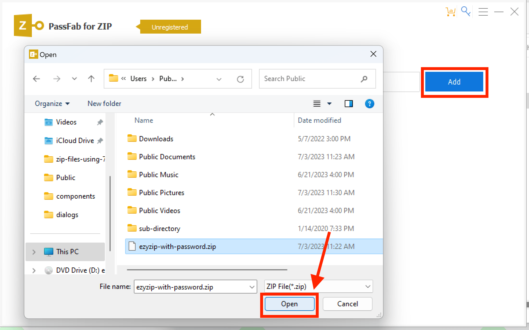 How To Use PassFab for ZIP: Step 4