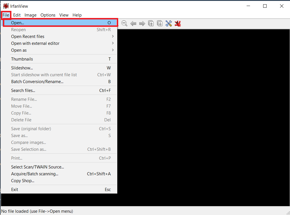 How to View Old Image Files Using IrfanView on Windows: Step 3
