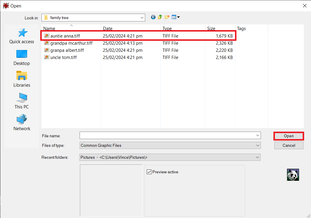 How to View Old Image Files Using IrfanView on Windows: Step 4