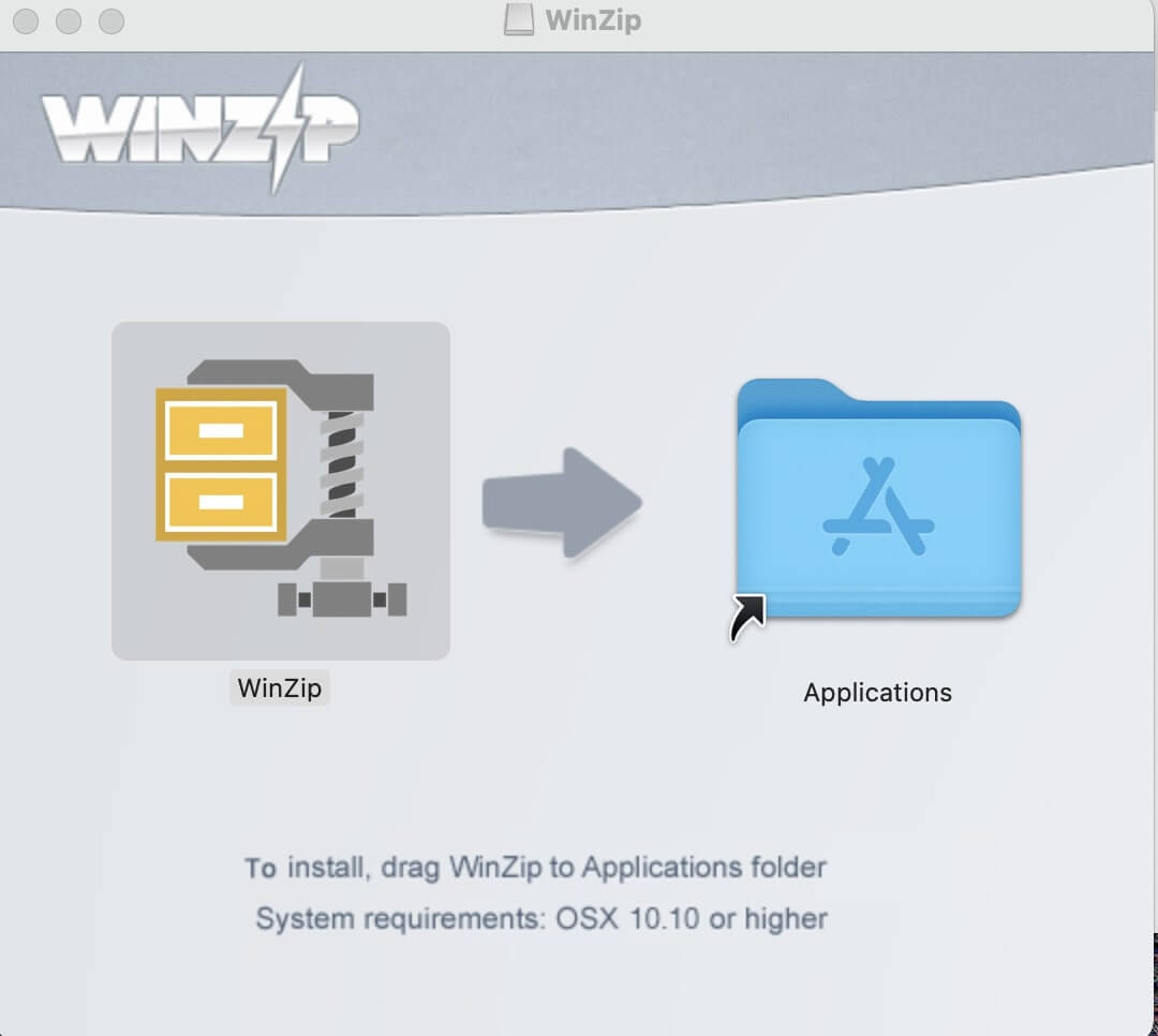 Launch Winzip