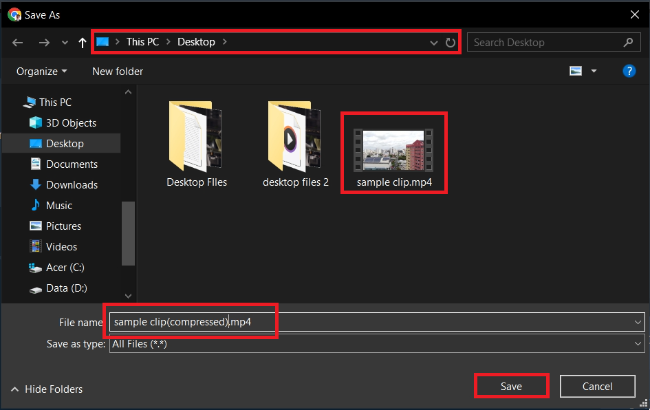 How To Shrink Video Files Online Using ezyZip: Step 6
