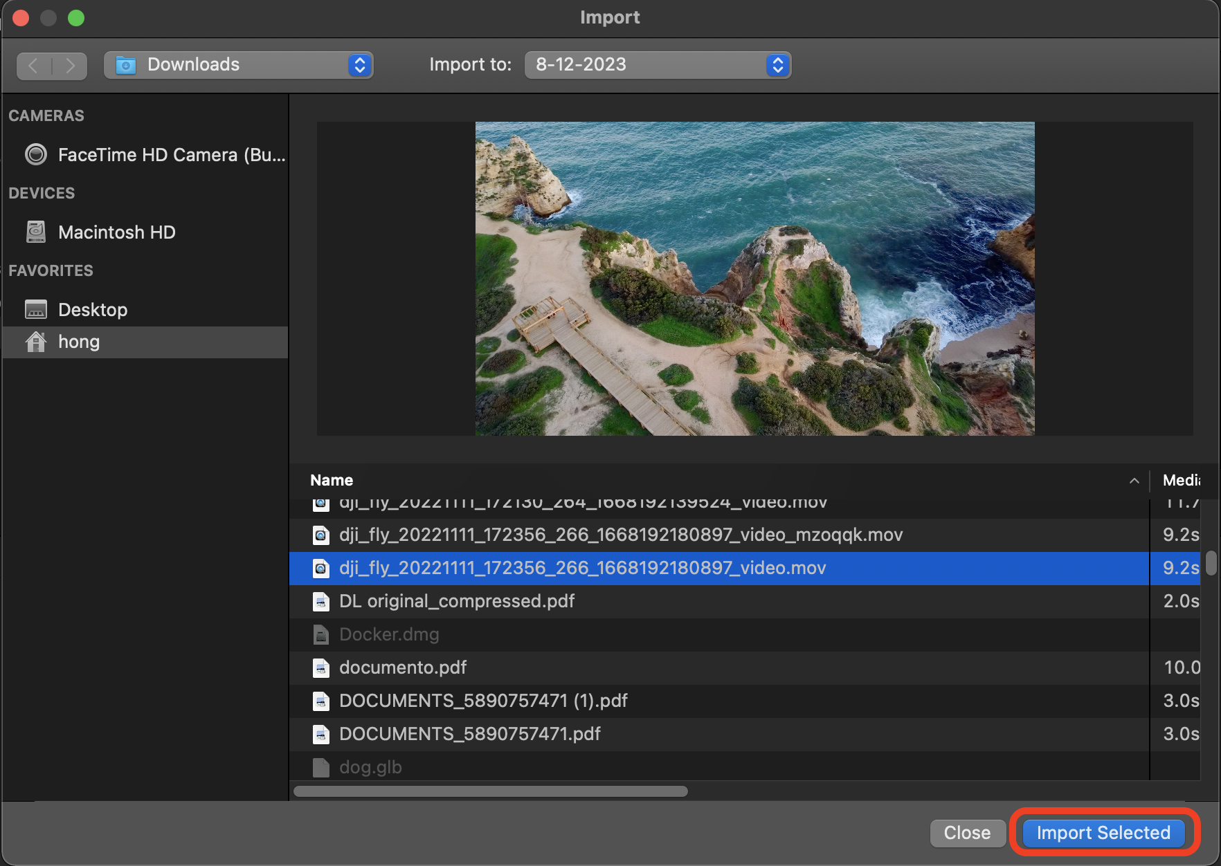How To shrink Videos on Mac Using iMovie: Step 3