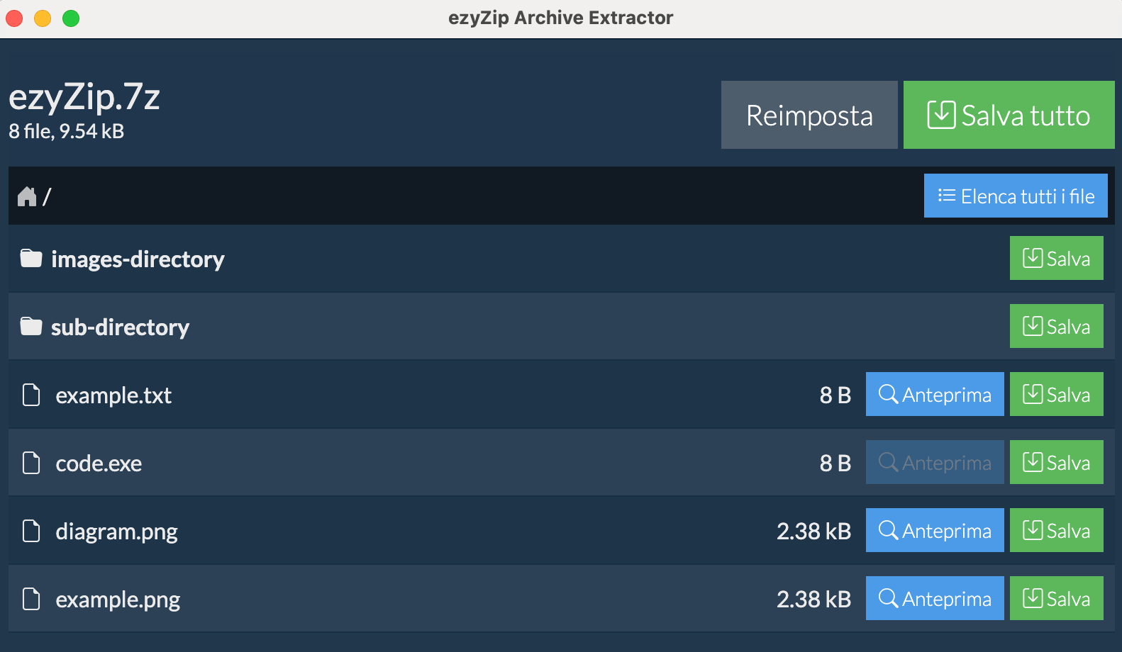 ezyZip Archive Extractor