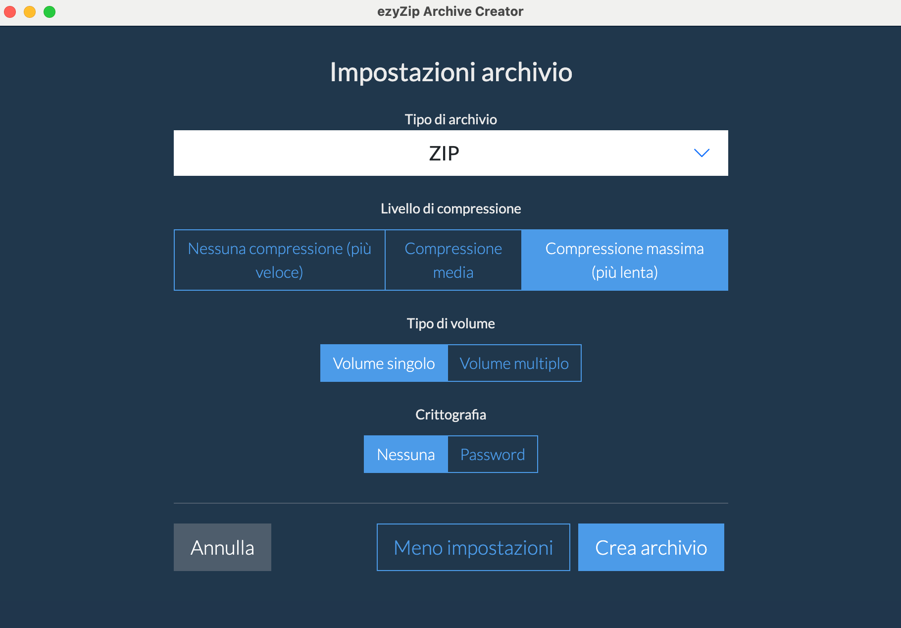 ezyZip Archive Creator