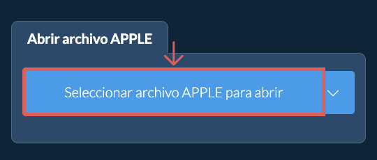 Abrir archivo APPLE