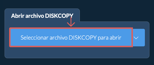 Abrir archivo DISKCOPY
