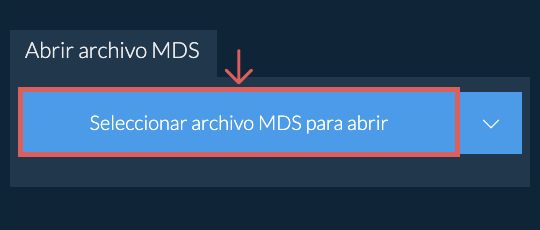 Abrir archivo MDS