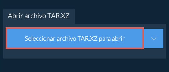 Abrir archivo TAR.XZ