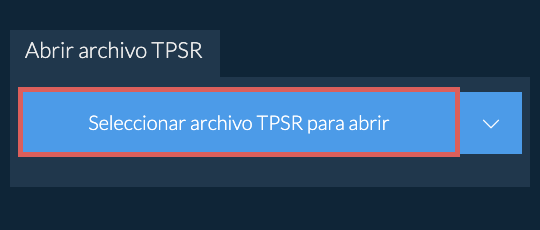 Abrir archivo TPSR