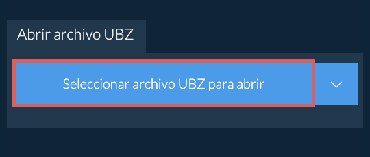 Abrir archivo UBZ