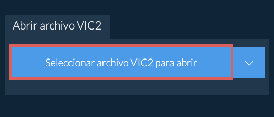 Abrir archivo VIC2