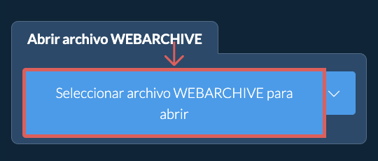 Abrir archivo WEBARCHIVE