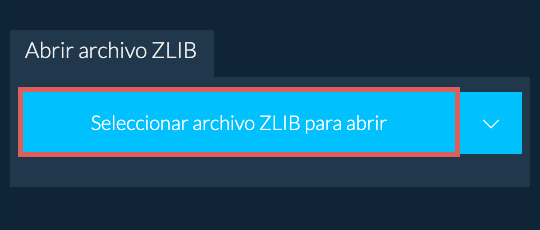 Abrir archivo ZLIB