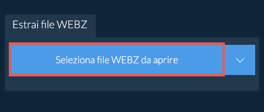 Estrai file WEBZ