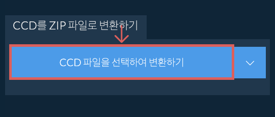 CCD를 ZIP 파일로 변환하기