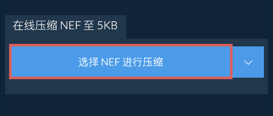 在线压缩 NEF 至 5KB