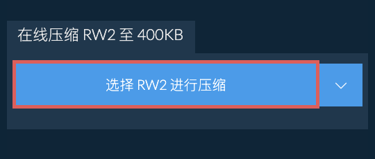 在线压缩 RW2 至 400KB