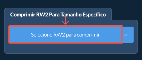 Comprimir RW2 para um tamanho específicokb Online