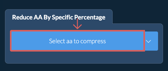 Reduce aa Size By a specific percentage