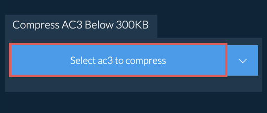 Compress ac3 Below 300KB
