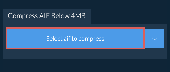 Compress aif Below 4MB