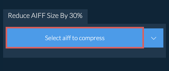 Reduce aiff Size By 30%