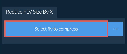 Reduce flv Size By X