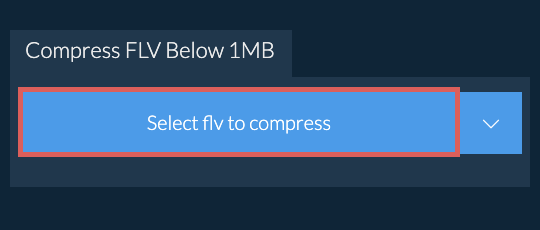Compress flv Below 1MB