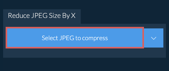 Reduce JPEG Size By X