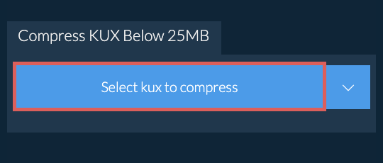 Compress kux Below 25MB