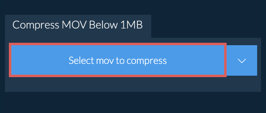Compress mov Below 1MB