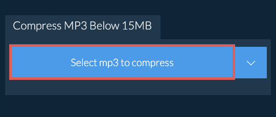 Compress mp3 Below 15MB