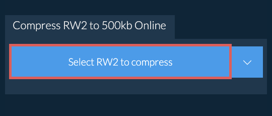 Compress RW2 to 500kb Online