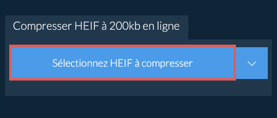 Compresser HEIF à 200kb en ligne