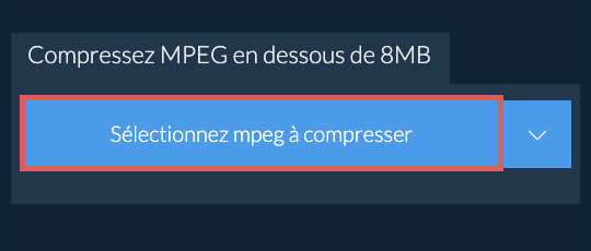 Compressez mpeg en dessous de 8MB