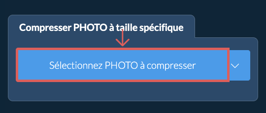 Compresser PHOTO à une taille spécifiquekb en ligne