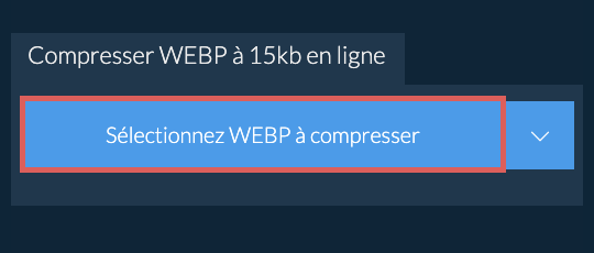 Compresser WEBP à 15kb en ligne