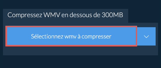 Compressez wmv en dessous de 300MB
