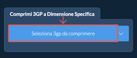 Comprimi 3gp sotto una dimensione specifica