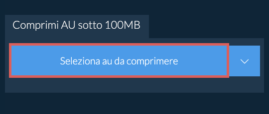 Comprimi au sotto 100MB