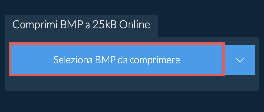 Comprimi BMP a 25kB Online