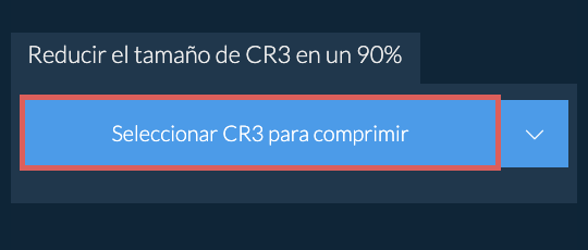 Reducir el tamaño de CR3 en un 90%