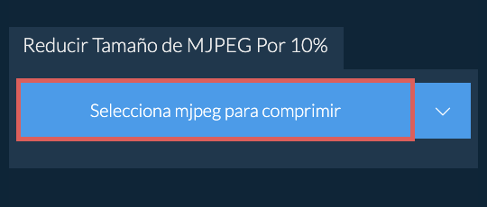 Reducir Tamaño de mjpeg Por 10%